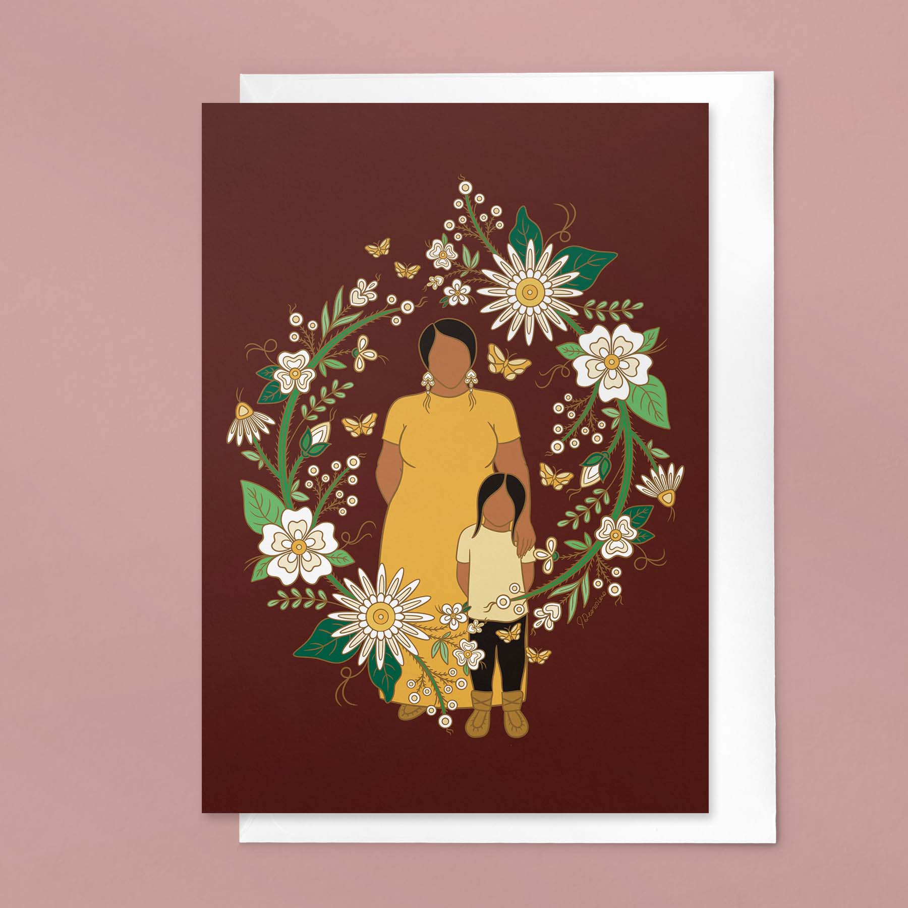 Held by Matriarchs: Mother Greeting Card